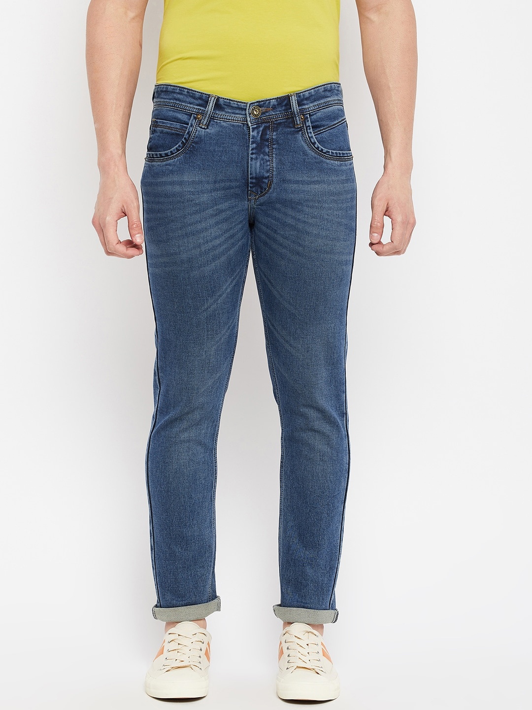

Duke Men Blue Slim Fit Light Fade Stretchable Cotton Jeans