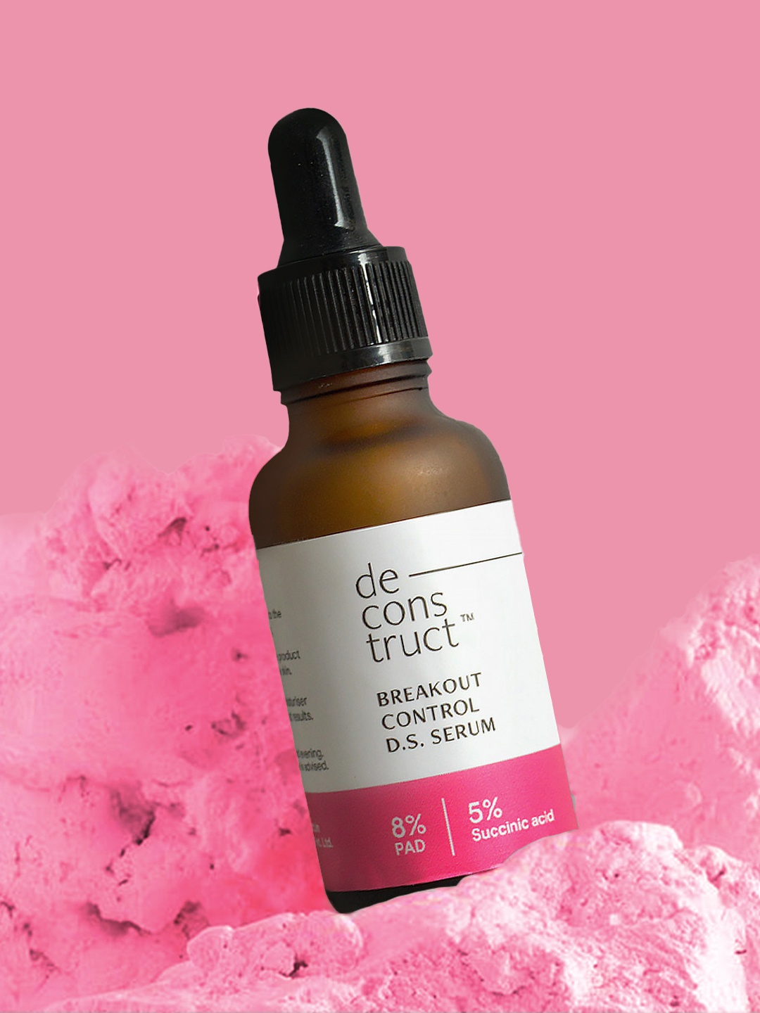 

deconstruct Breakout Control D.S. Serum with 8% PAD & 5% Succinic Acid 30 ml, White