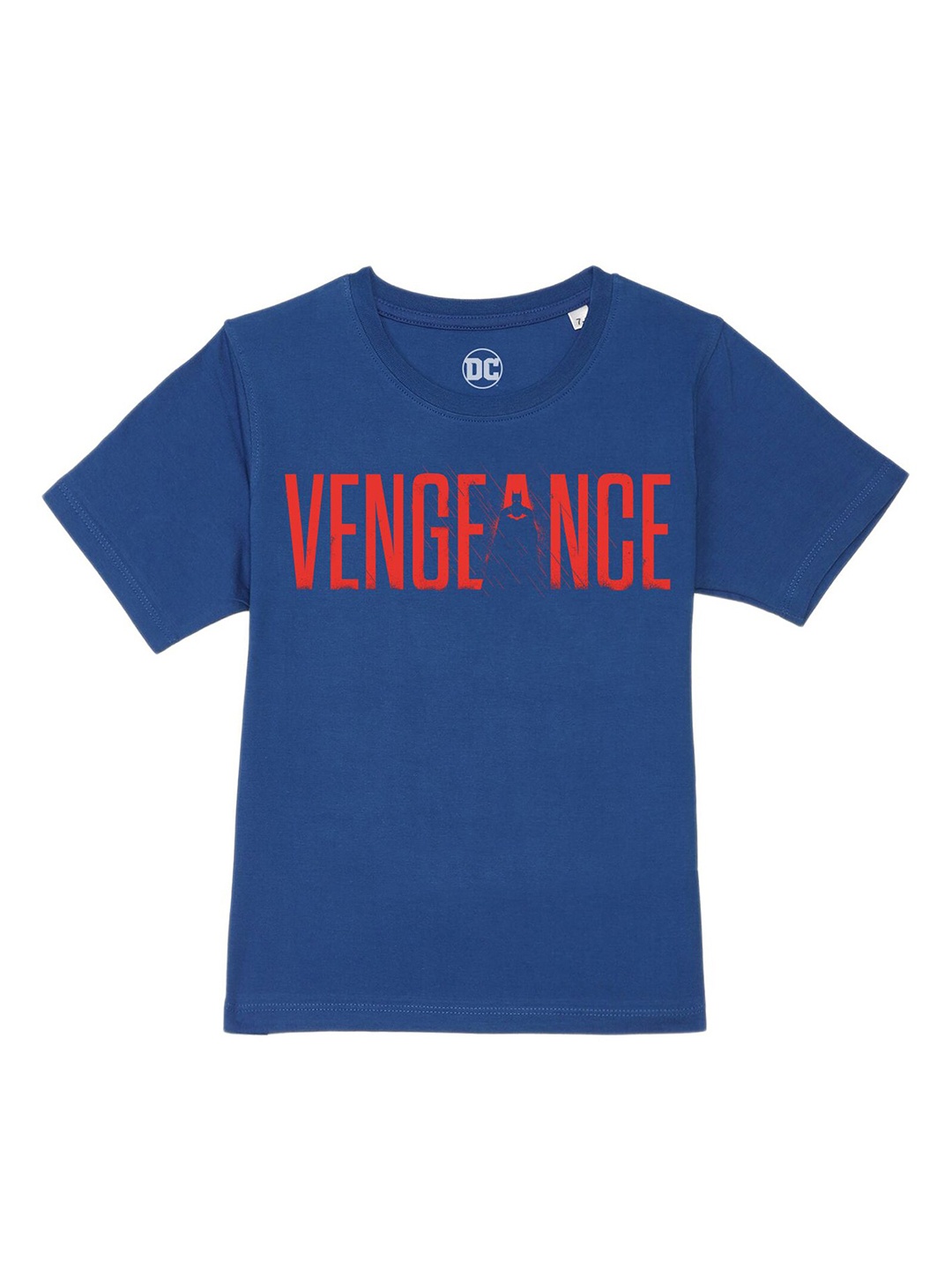 DC by Wear Your Mind Boys Blue Pure Cotton Batman Printed T-shirt