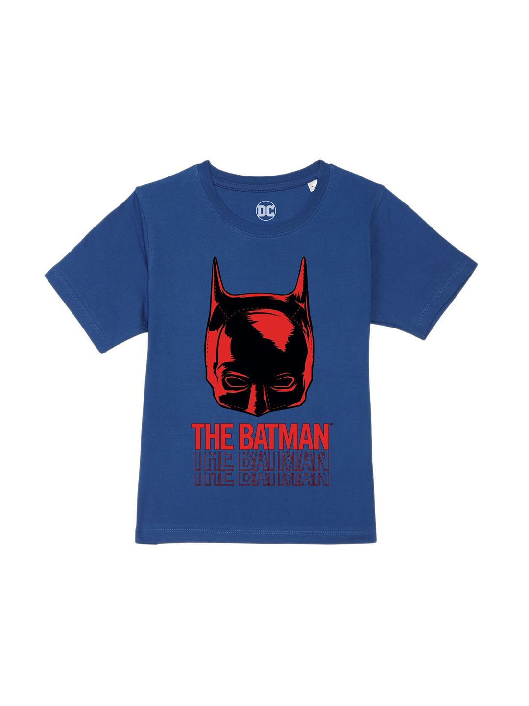 

DC by Wear Your Mind Boys Blue Graphic Printed Cotton T-shirt