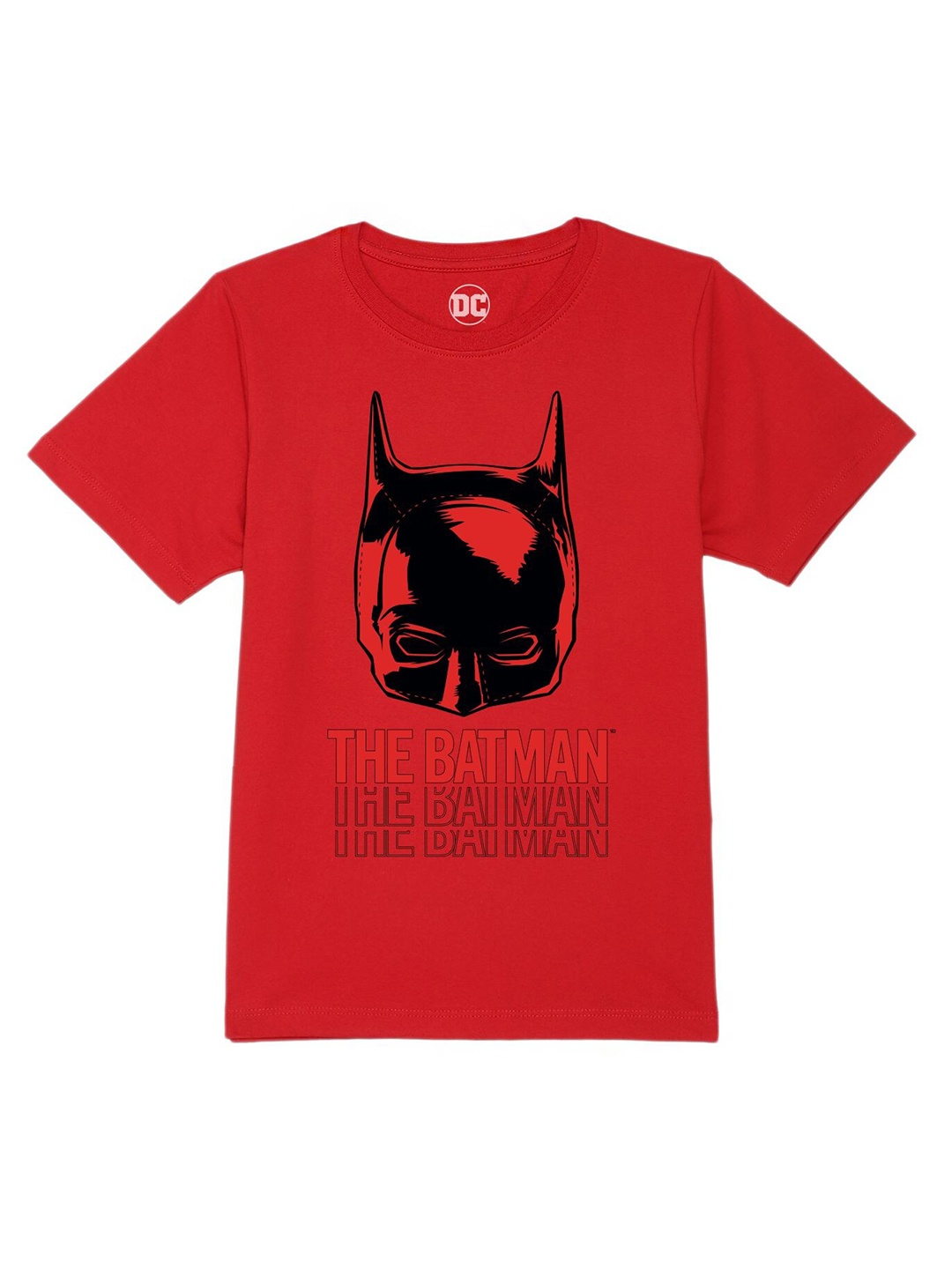 

DC by Wear Your Mind Boys Red Graphic Printed Cotton T-shirt