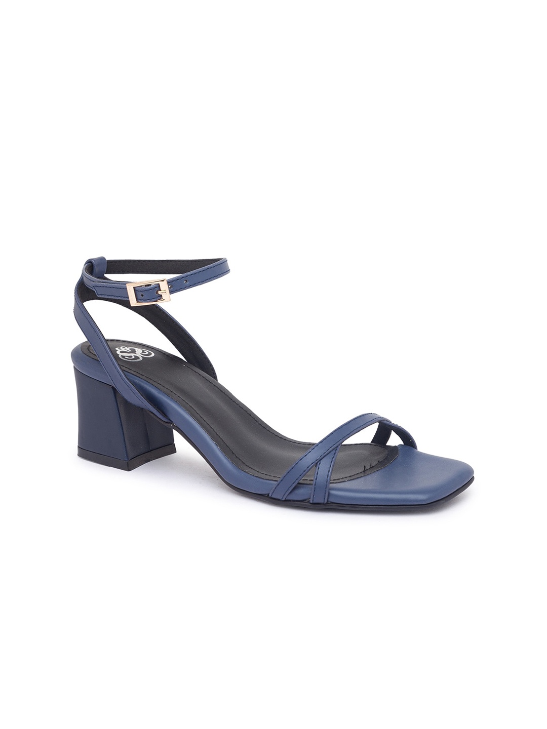

Sole To Soul Women Blue Block Sandals
