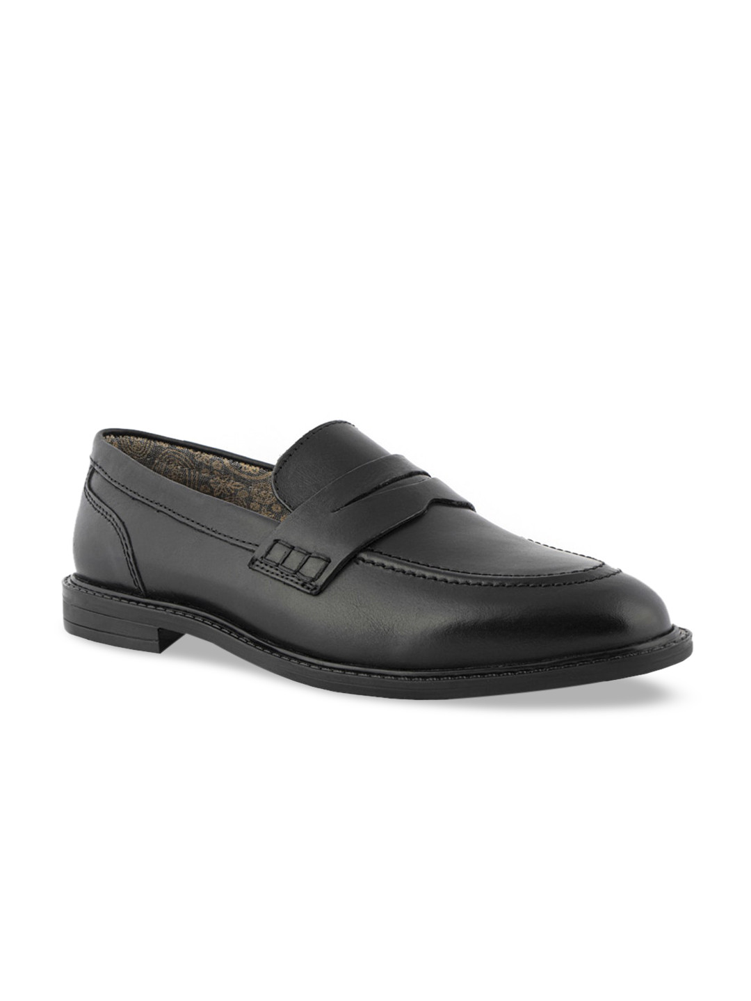

SILVER STREET LONDON Men Black Leather Loafers