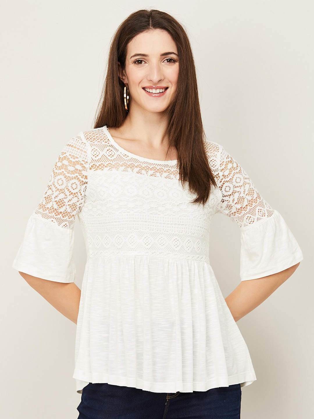 

Fame Forever by Lifestyle White Empire Top