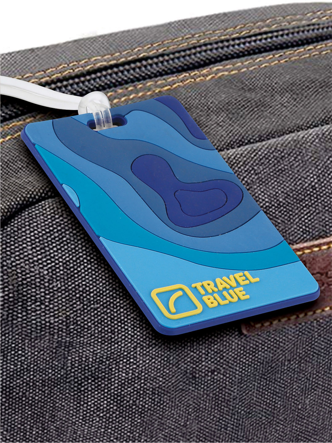 

Travel Blue Blue & White Printed Name Tag Travel Accessory