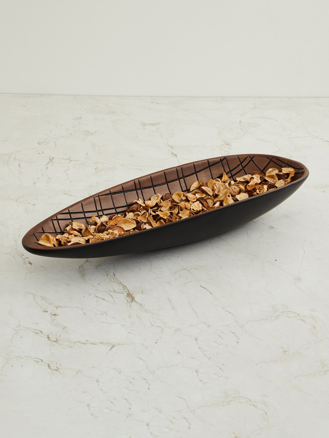 

Home Centre Brown Textured Decorative Platter