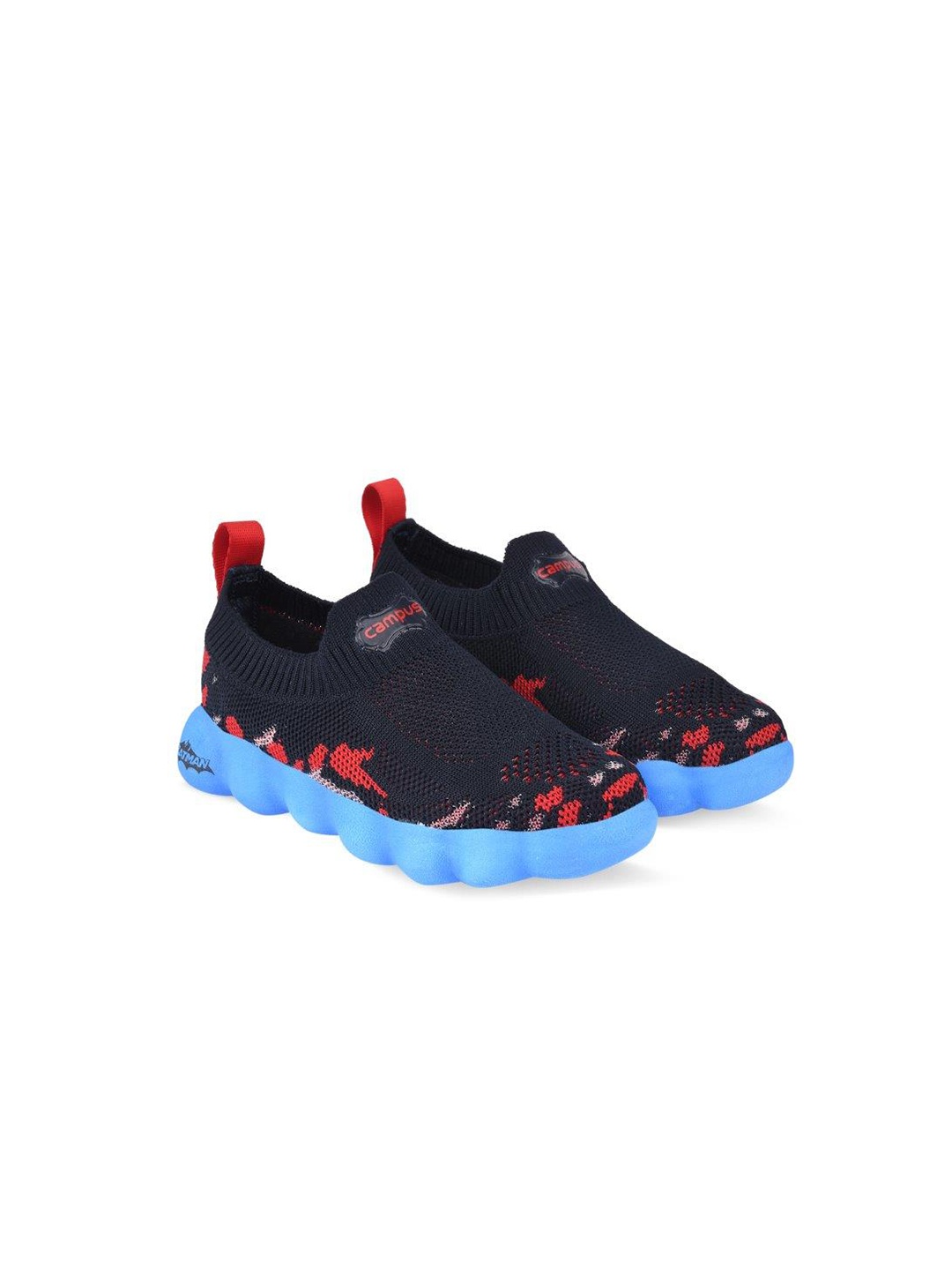 

Campus Unisex Kids Navy Blue & Blue Mesh Running Shoes