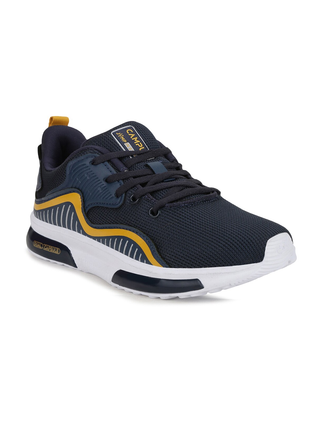 

Campus Unisex Kids Navy Blue Mesh Running Shoes