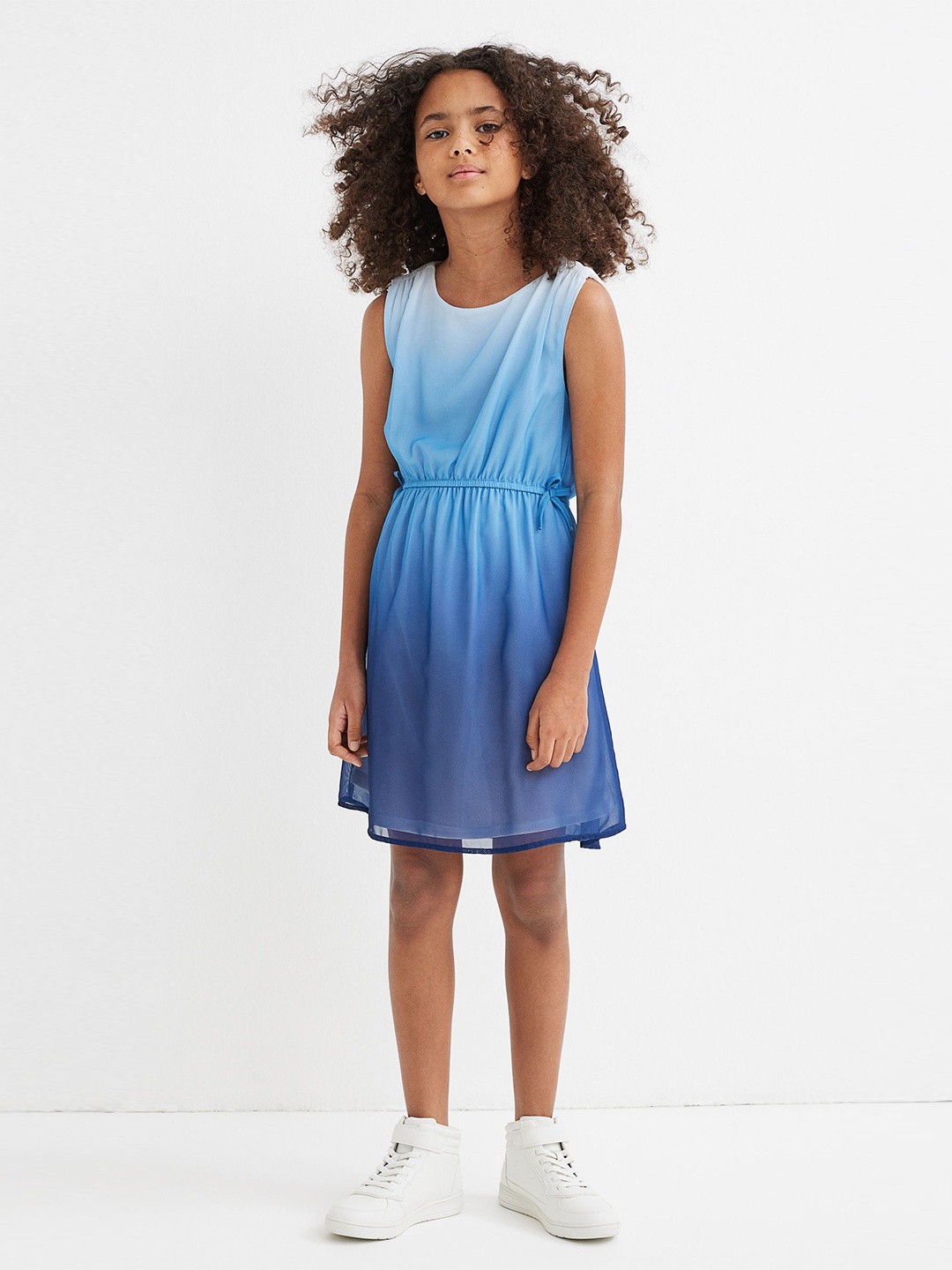 

H&M Blue Chiffon Dress