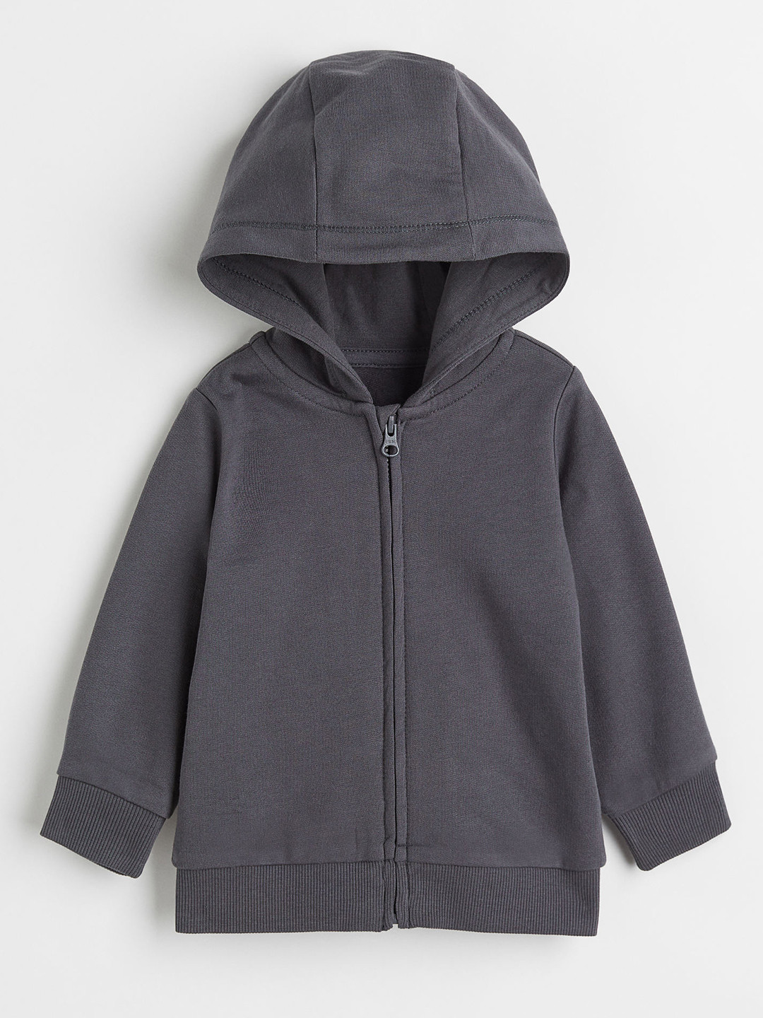 

H&M Boys Charcoal Grey Cotton Zip-Through Hoodie