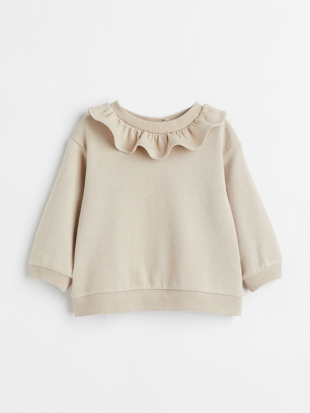 

H&M Girls Beige Sweatshirt