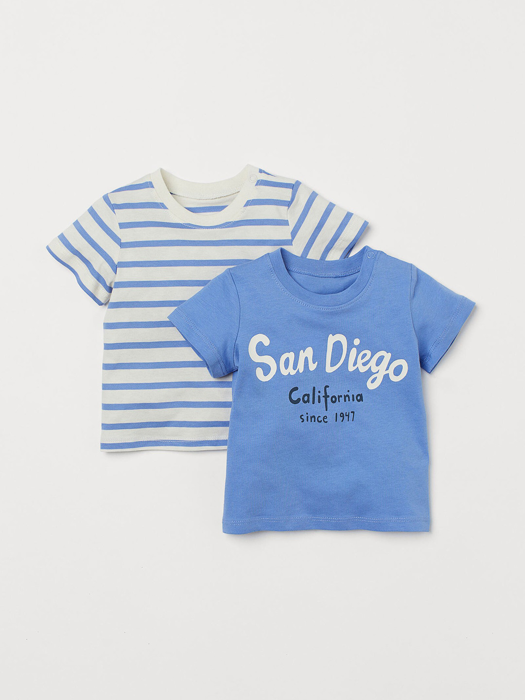 

H&M Boys Blue 2 Pack Jersey T-Shirts