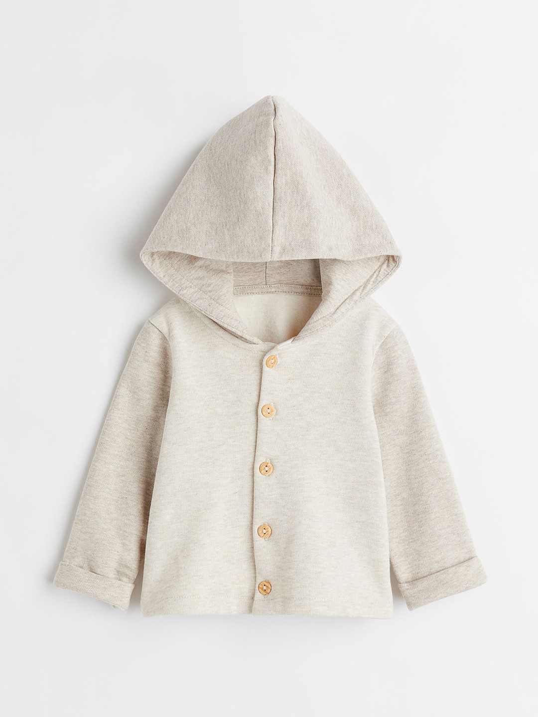 

H&M Beige Hooded Cardigan