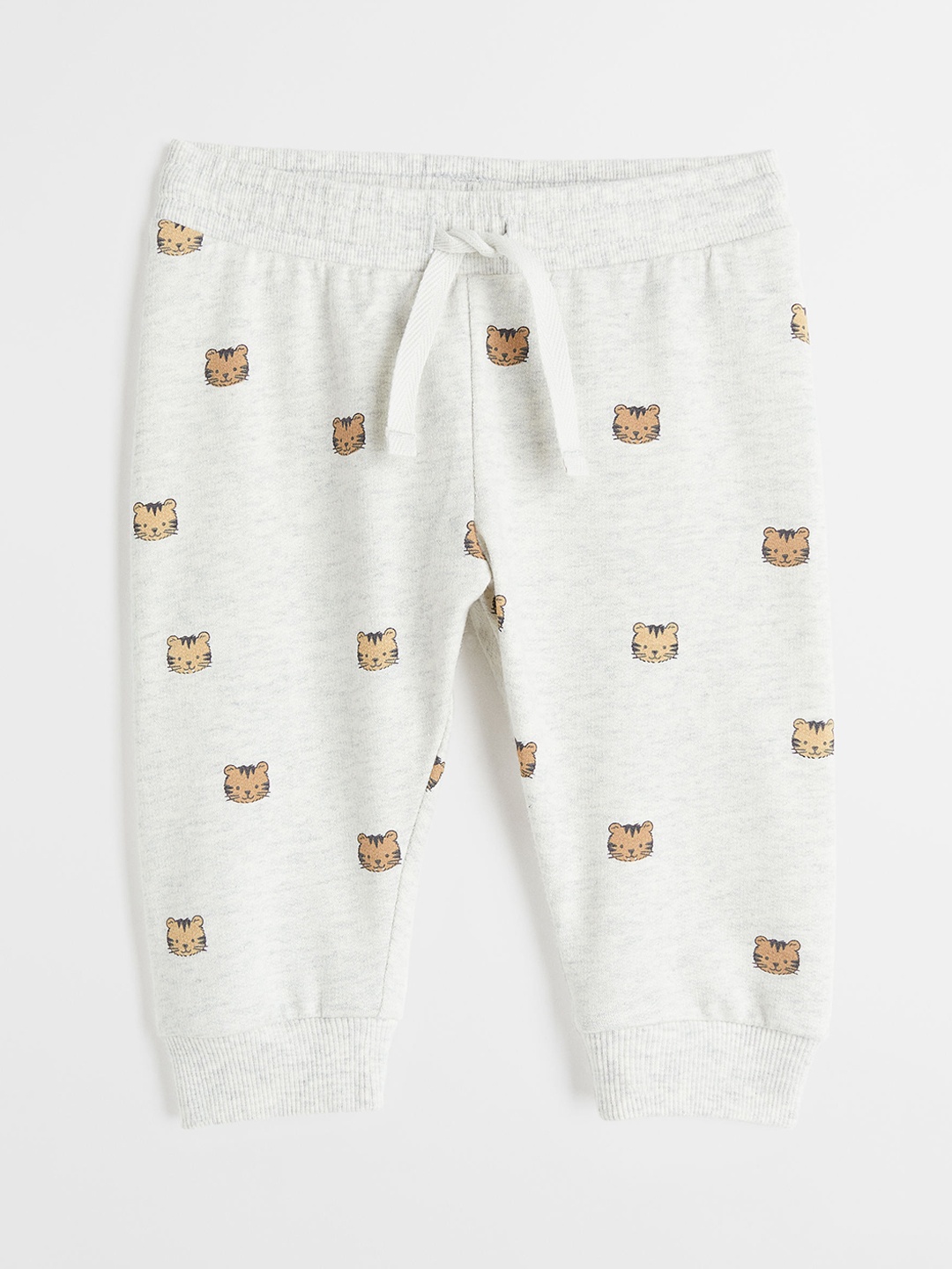 

H&M Girls Light Grey Cat Printed Cotton Sweatpants