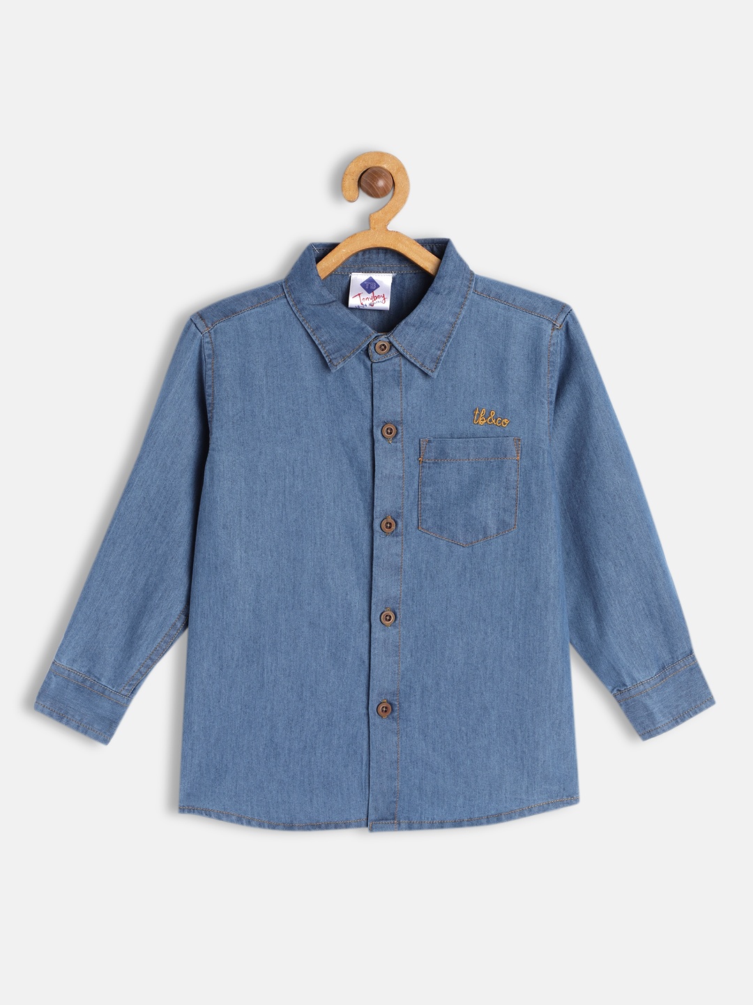 

TONYBOY Boys Blue Premium Casual Shirt