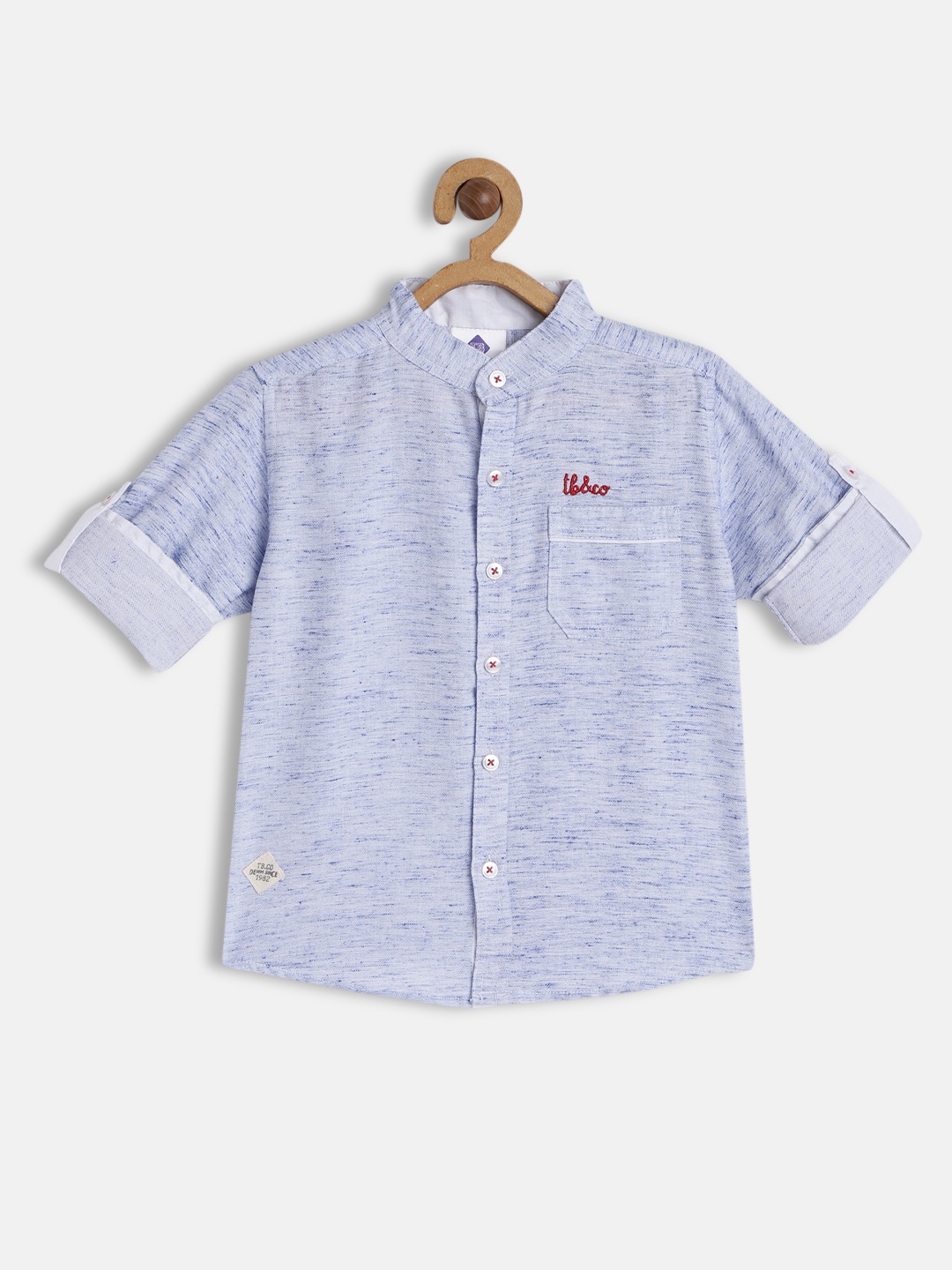 

TONYBOY Boys Blue Premium Casual Shirt