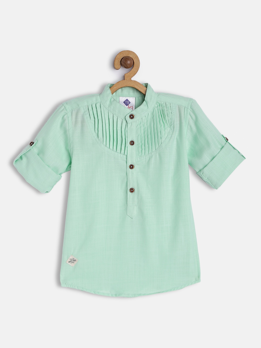 

TONYBOY Boys Sea Green Premium Casual Shirt