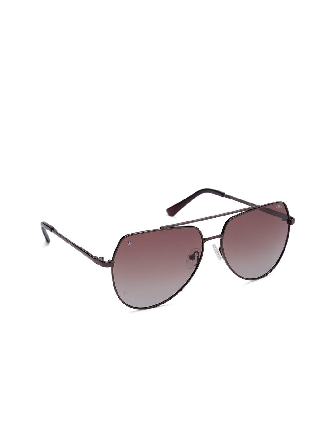

CHARLES LONDON Unisex UV Protected Lens Aviator Sunglasses, Black