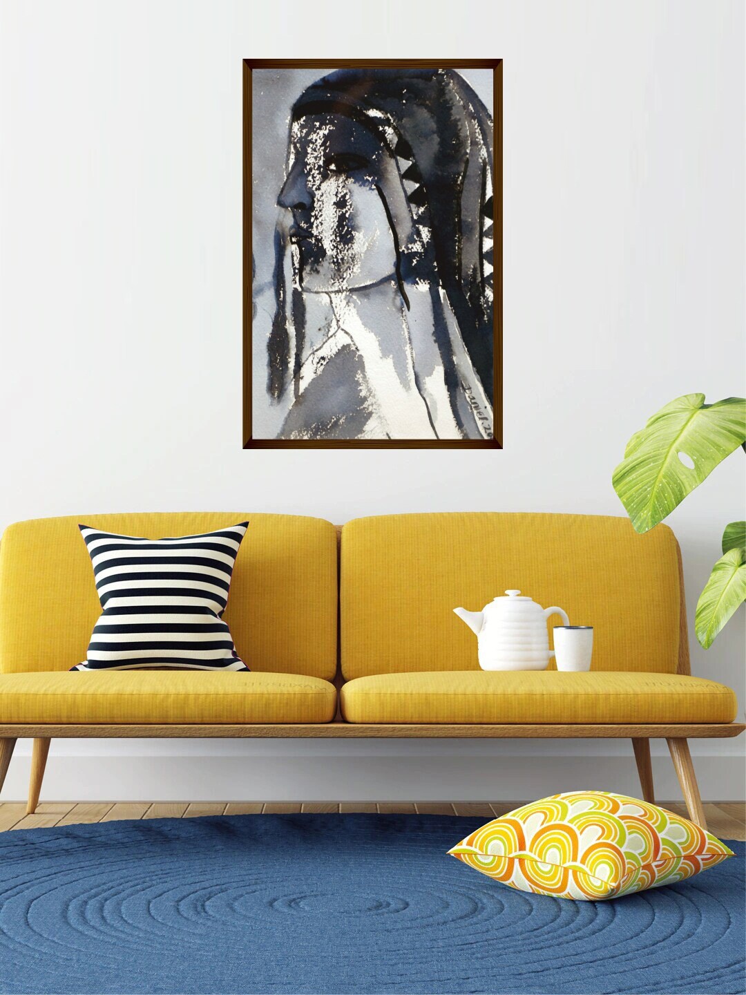 

The Art House Grey Abstract Painting Wall Art