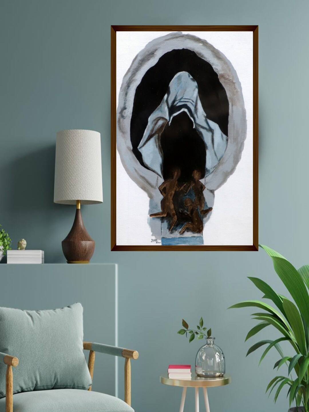 

The Art House White & Grey Abstract Wall Art