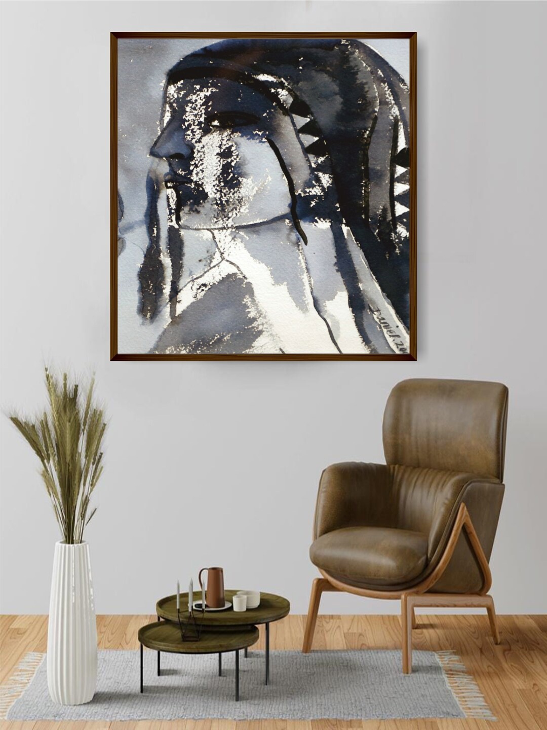 The Art House Grey Abstract Wall Art