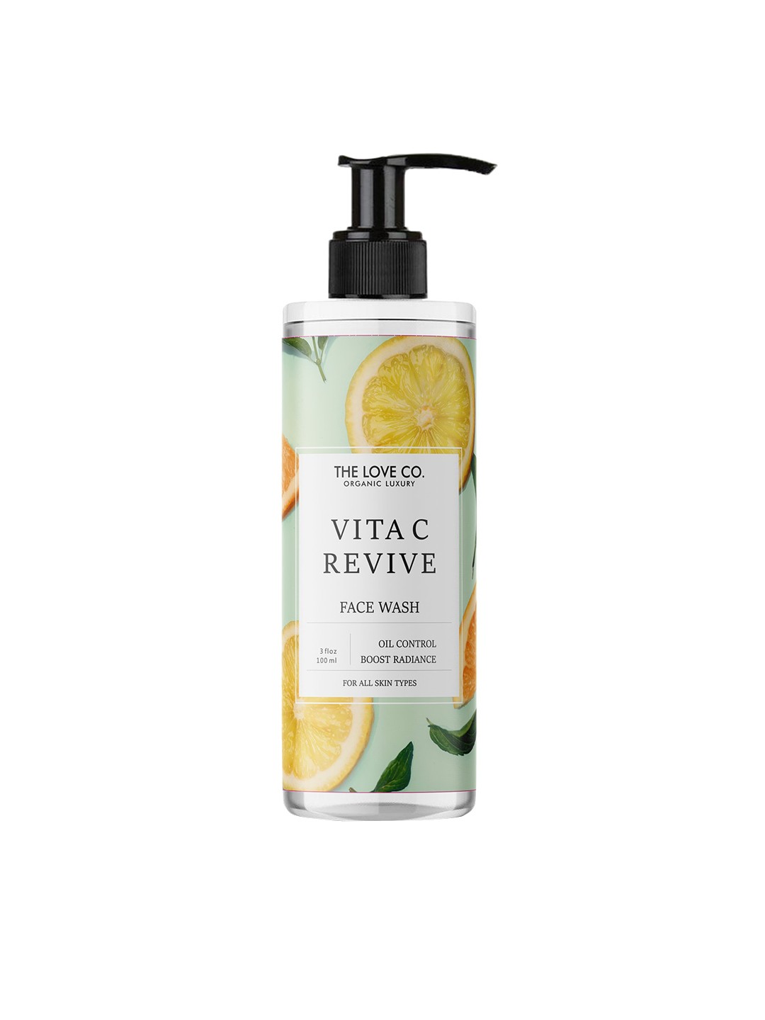 

THE LOVE CO. Vitamin C Revive Face Wash with Aloe Vera 100 ml, Multi