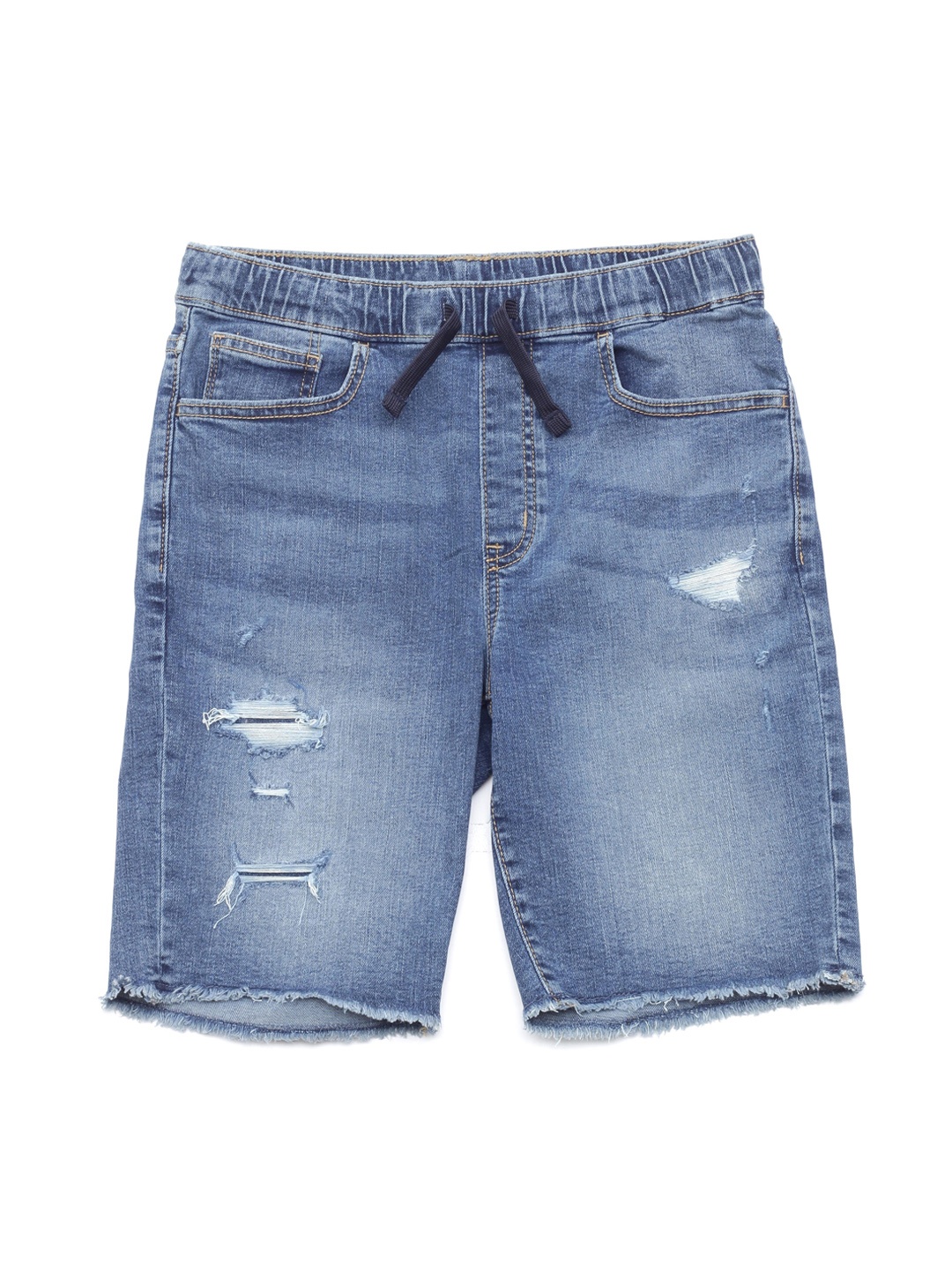 

Lil Lollipop Unisex Kids Blue Cotton Denim Shorts