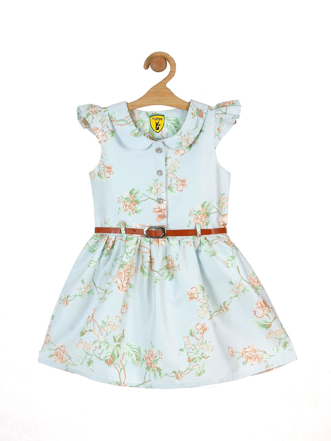 

Lil Lollipop Blue Floral Dress
