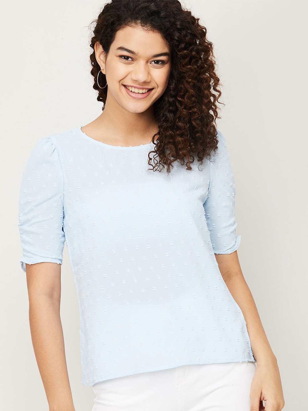 

Bossini Blue Self Design Top