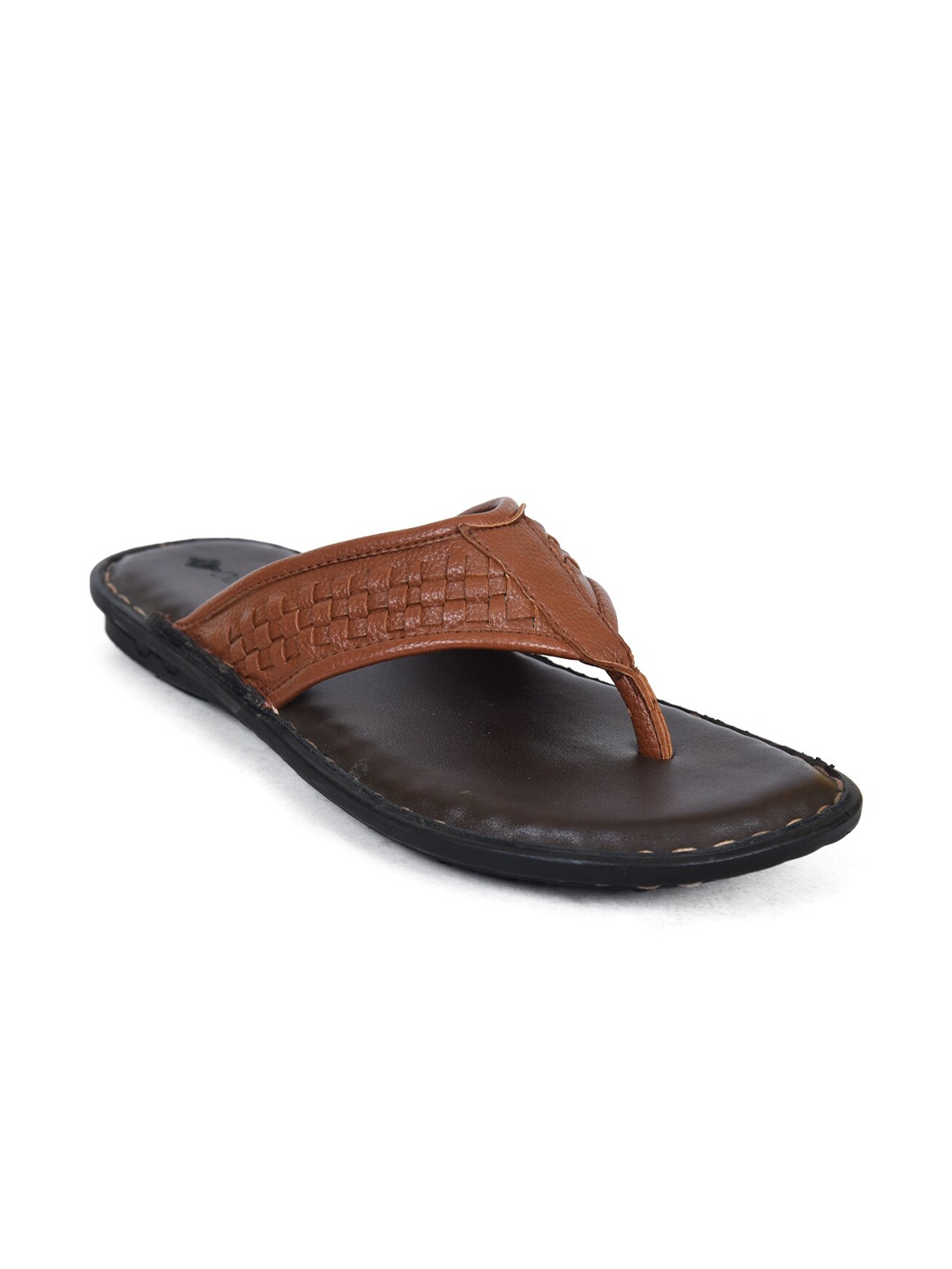 

Ajanta Men Tan Brown Comfort Sandals