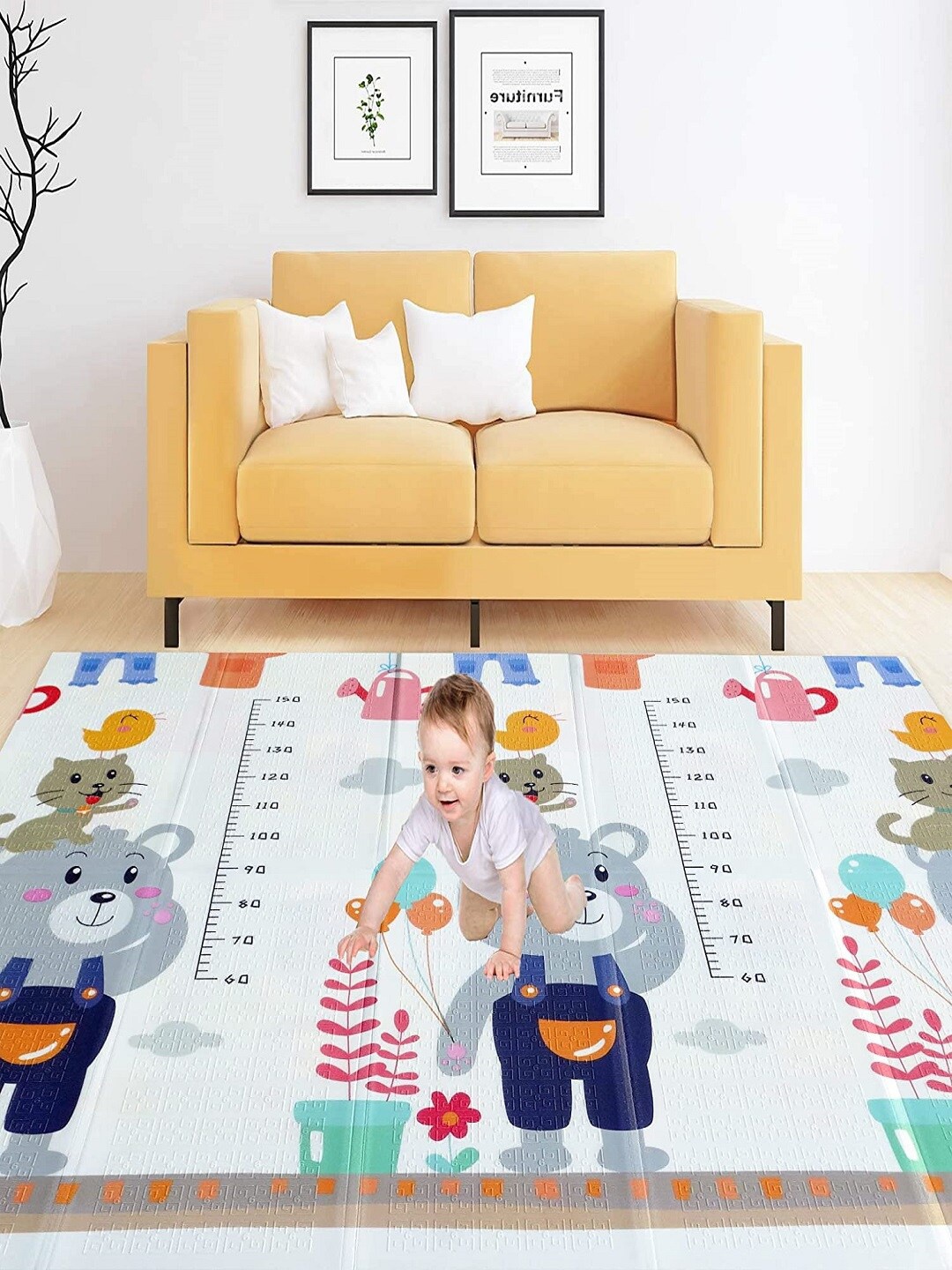 

Tormeti Kids Multi-coloured Double-Sided Reversible Playmat