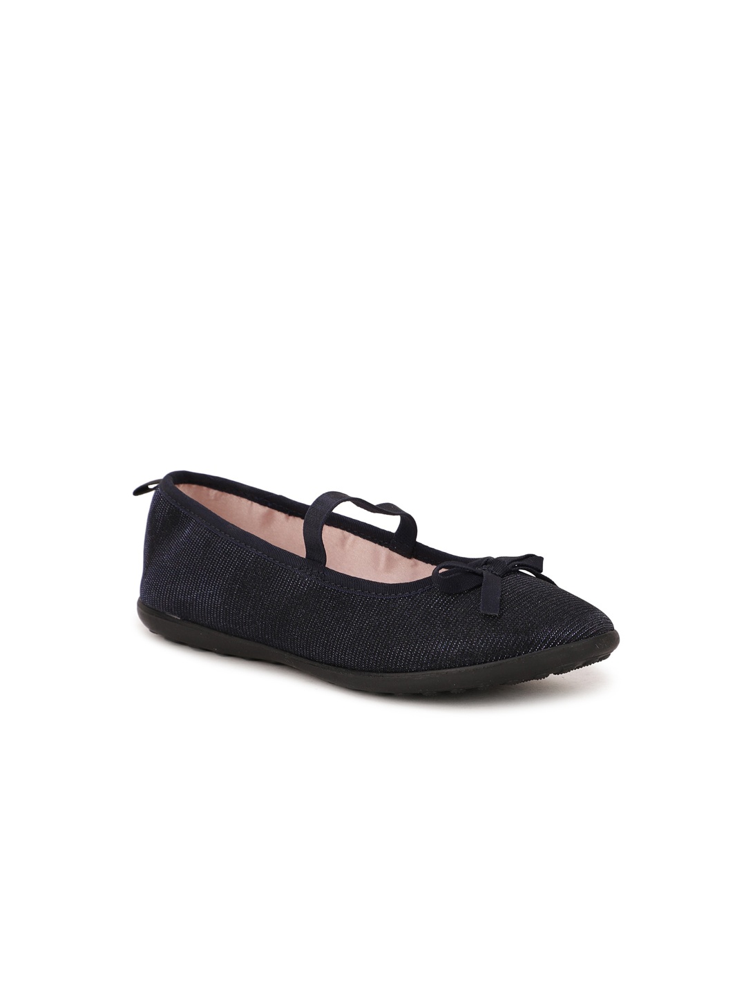 

Bubblegummers Girls Navy Blue Ballerinas Flats With Bow