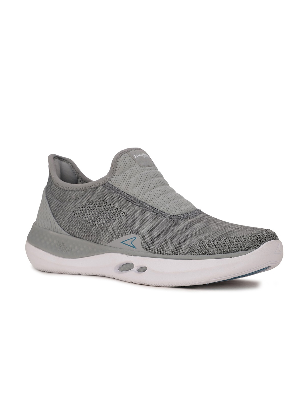 

Power Men Grey Woven Design Slip-On Sneakers