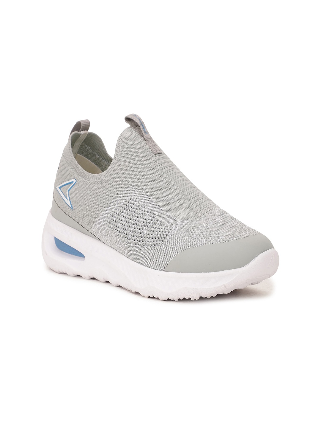 

Power Men Grey Woven Design Slip-On Sneakers