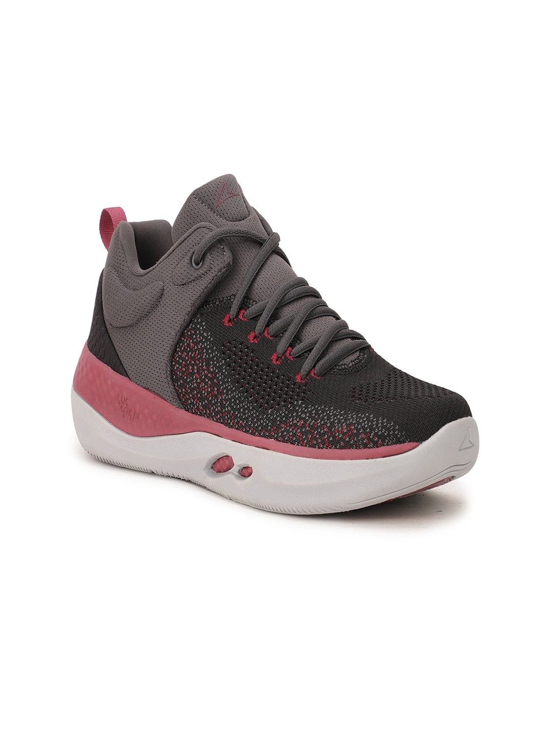 

Power Men Grey & Pink Woven Design Sneakers