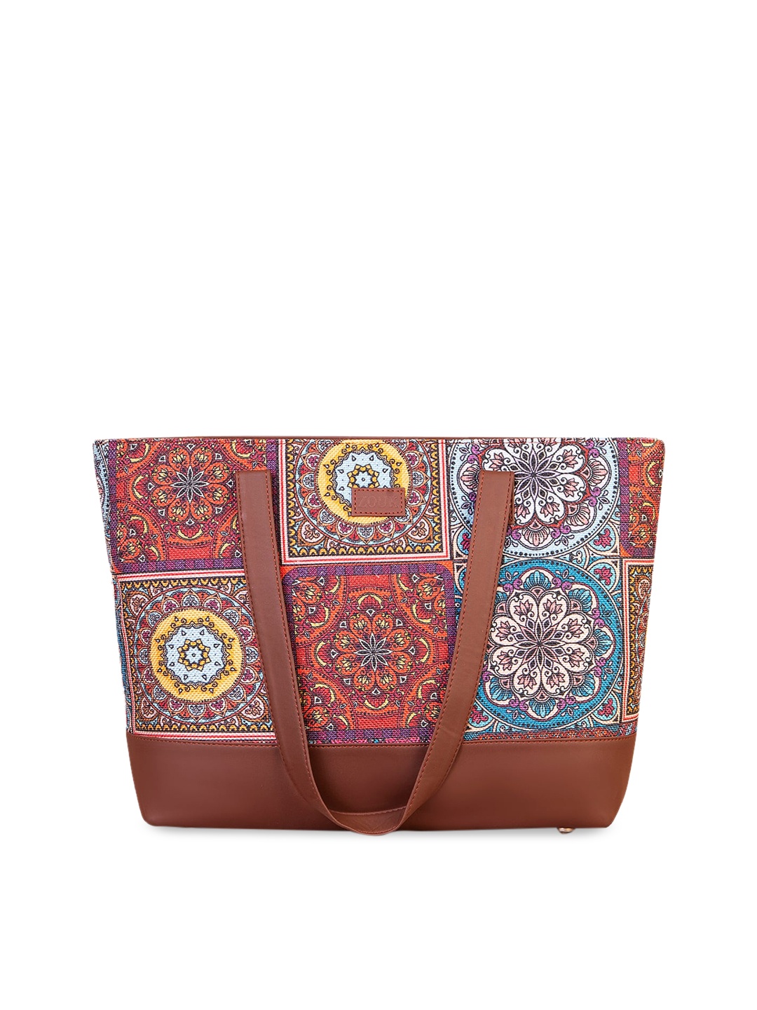 

ZOUK Multicoloured Ethnic Motifs Printed Structured Shoulder Bag, Multi