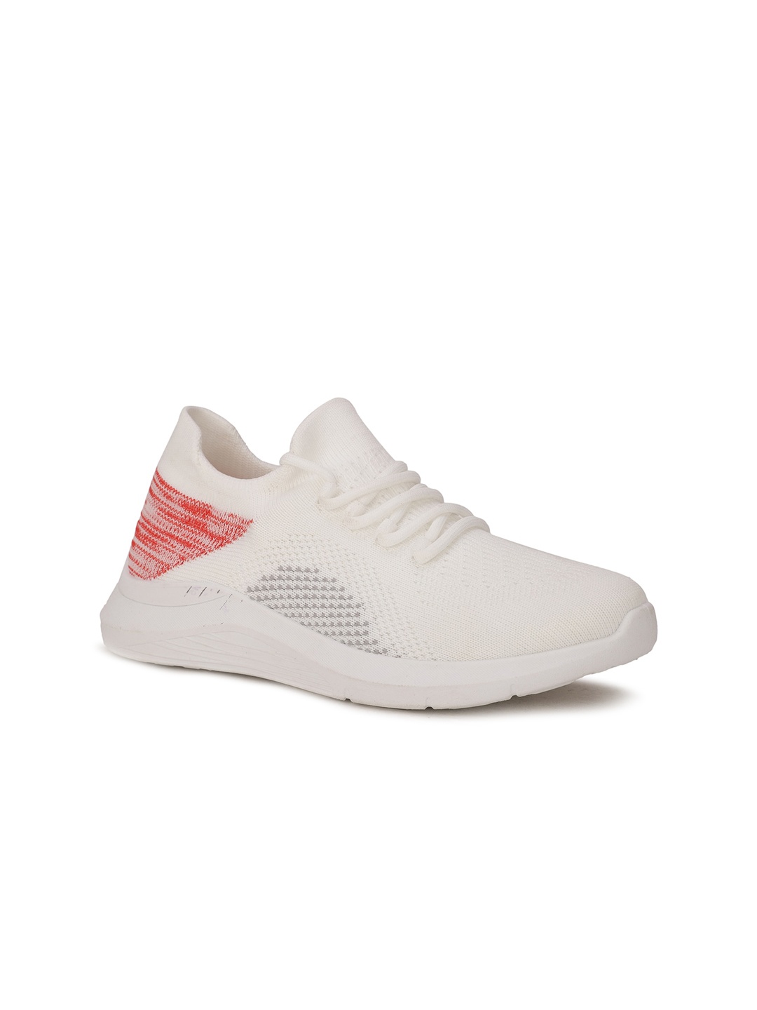 

North Star Women White Woven Design Sneakers