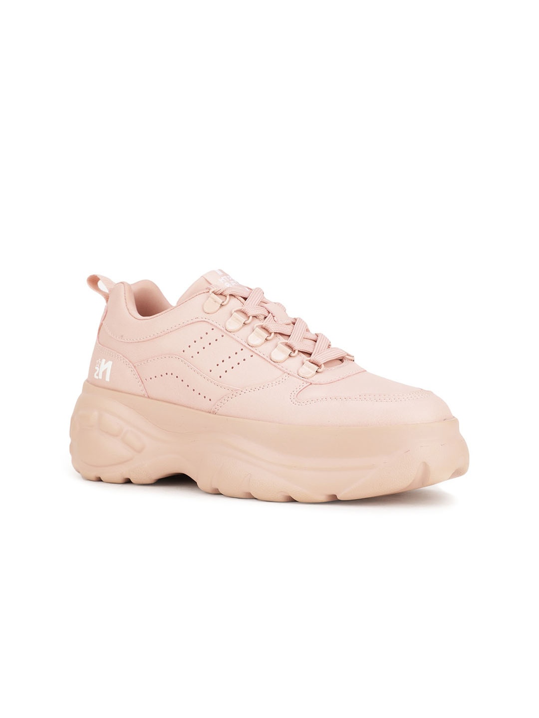 

North Star Women Peach Flatform Sneakers
