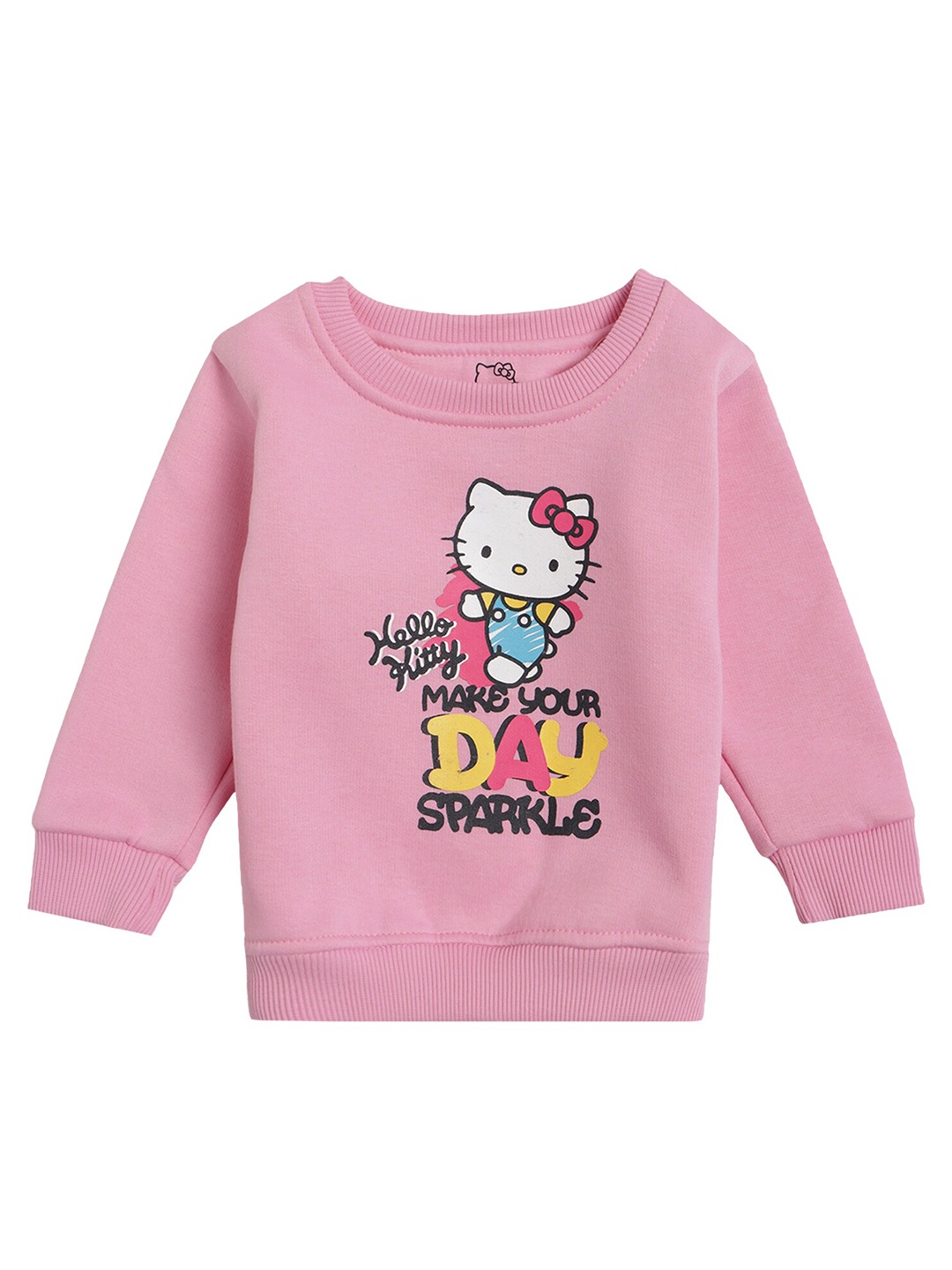 

Bodycare Kids Girls Hello Kitty Printed Sweatshirt, Pink