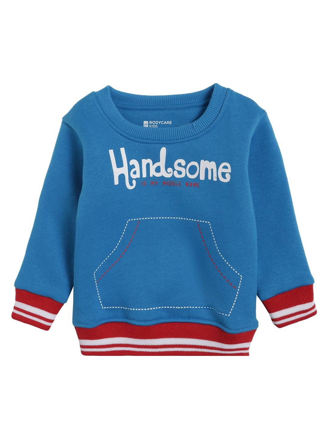 

Bodycare Kids Boys Blue Typography Printed Sweatshirt