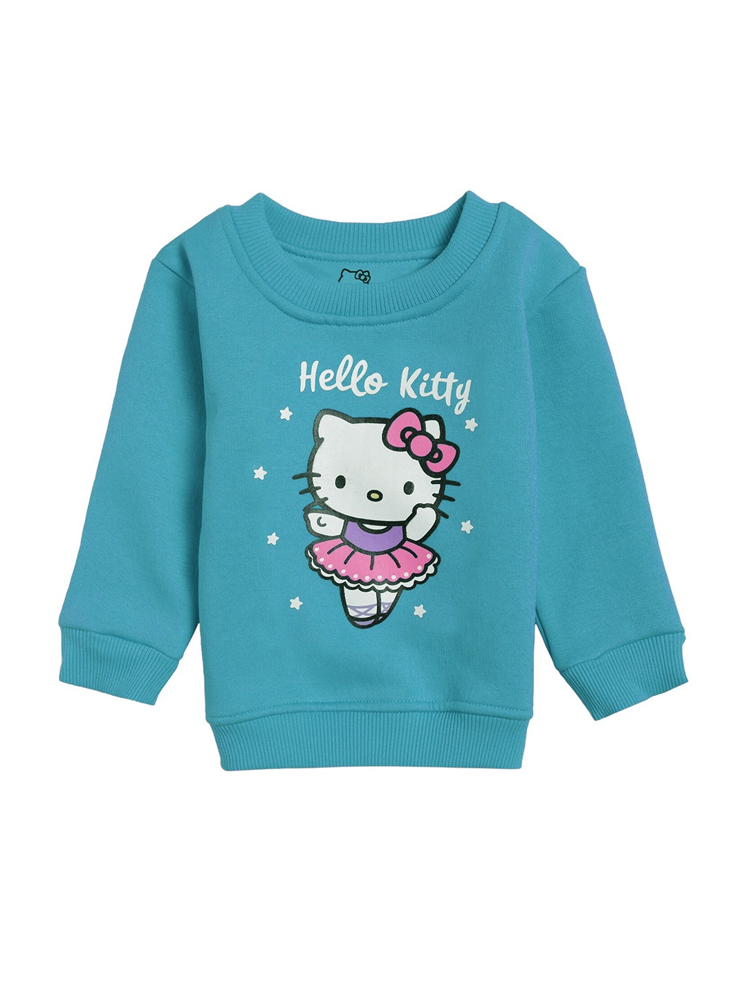

Bodycare Kids Girls Hello Kitty Printed Sweatshirt, Sea green