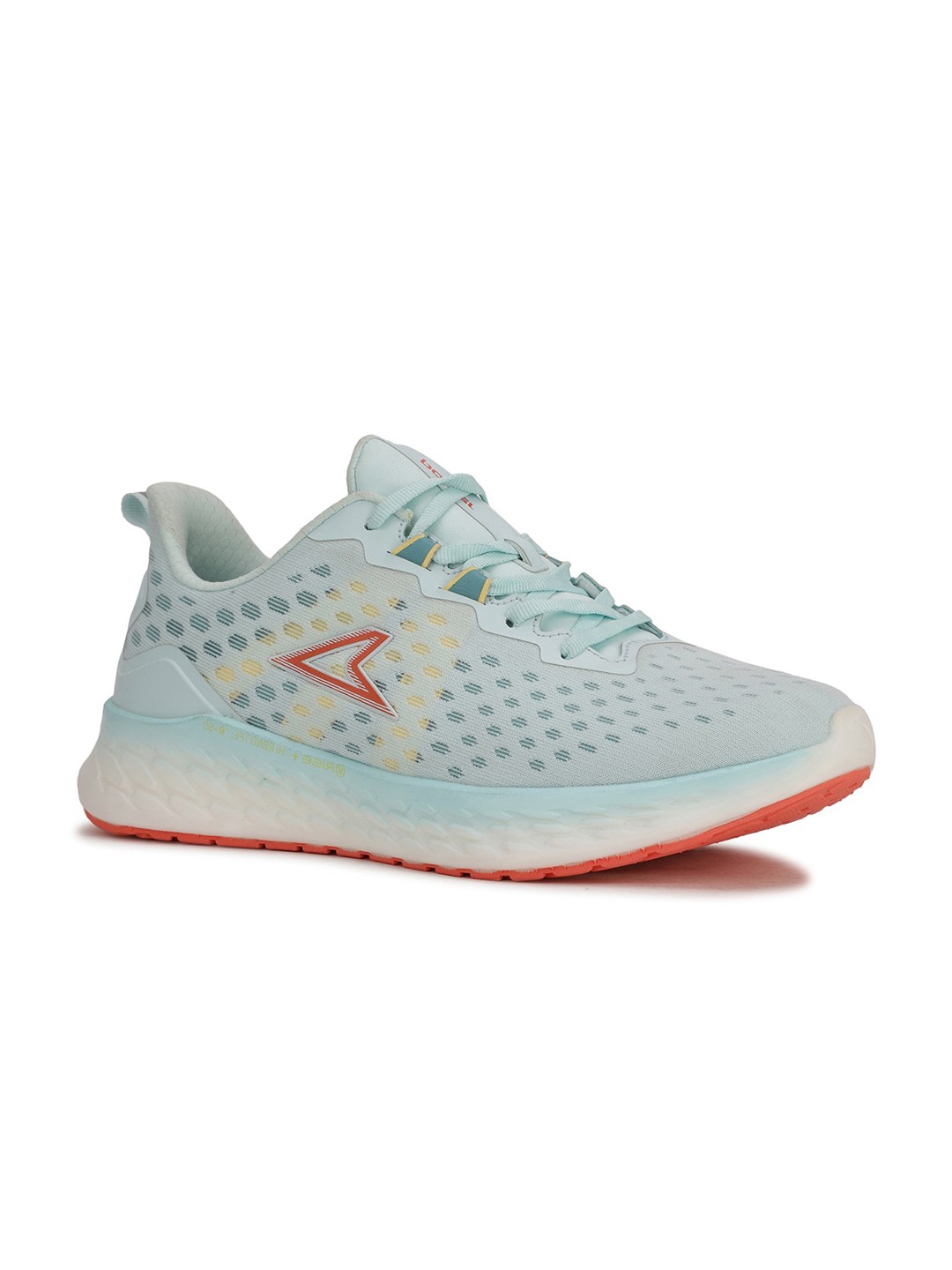 

Power Women Green Woven Design Sneakers