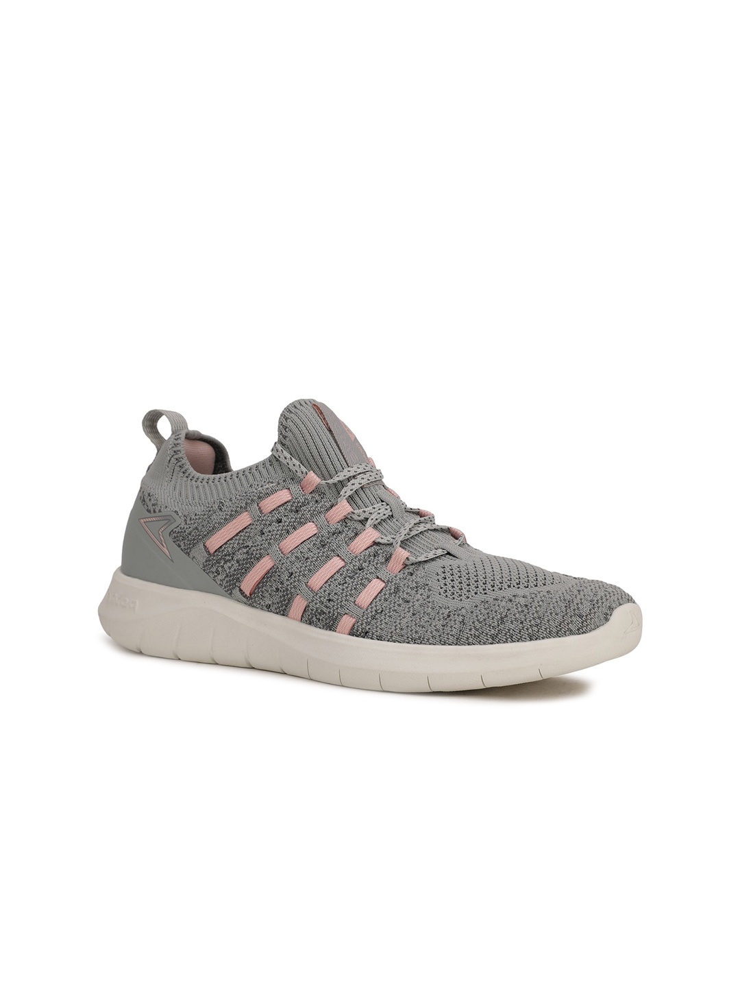 

Power Women Grey Woven Design Sneakers