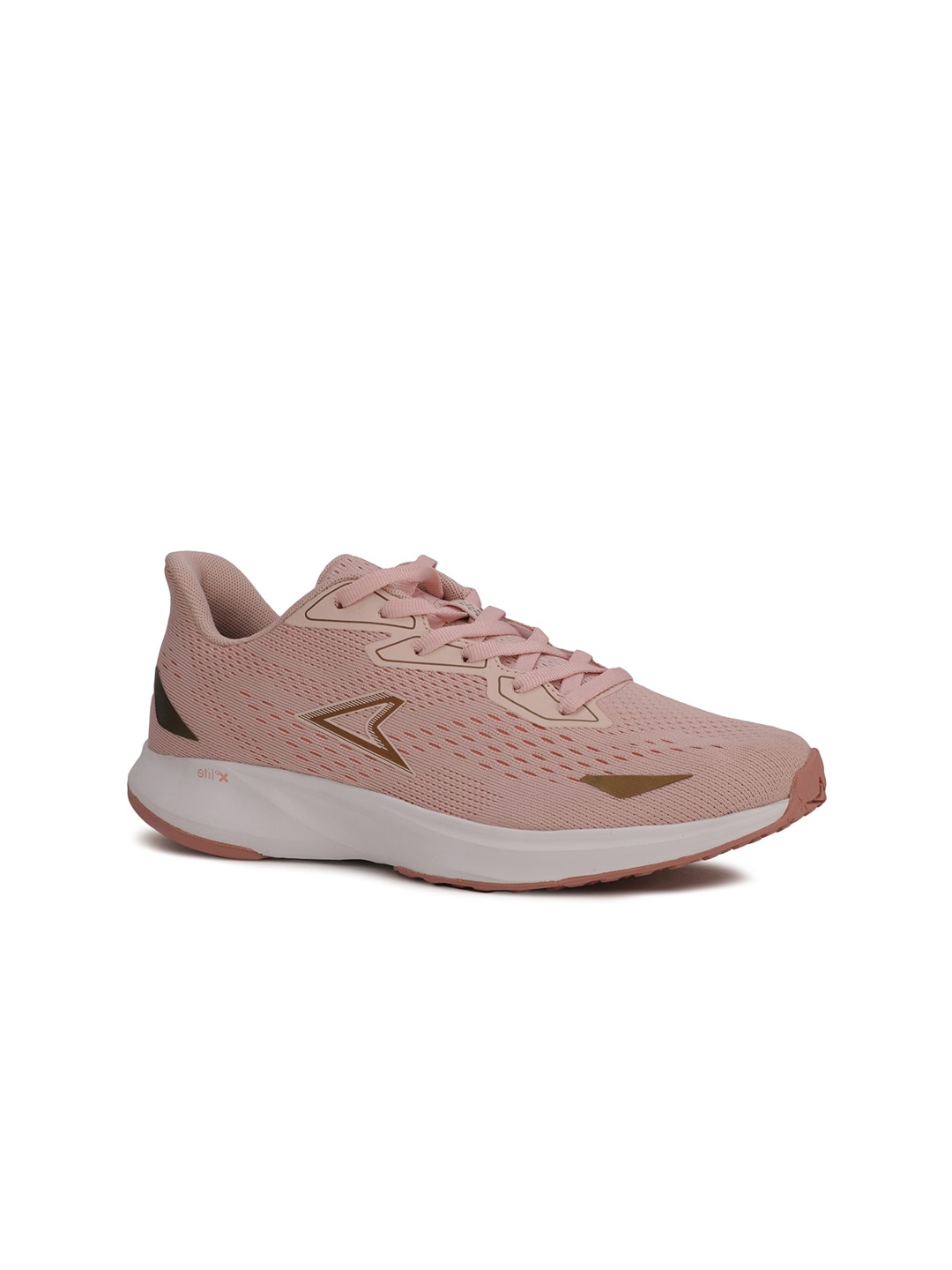 

Power Women Pink Woven Design Sneakers