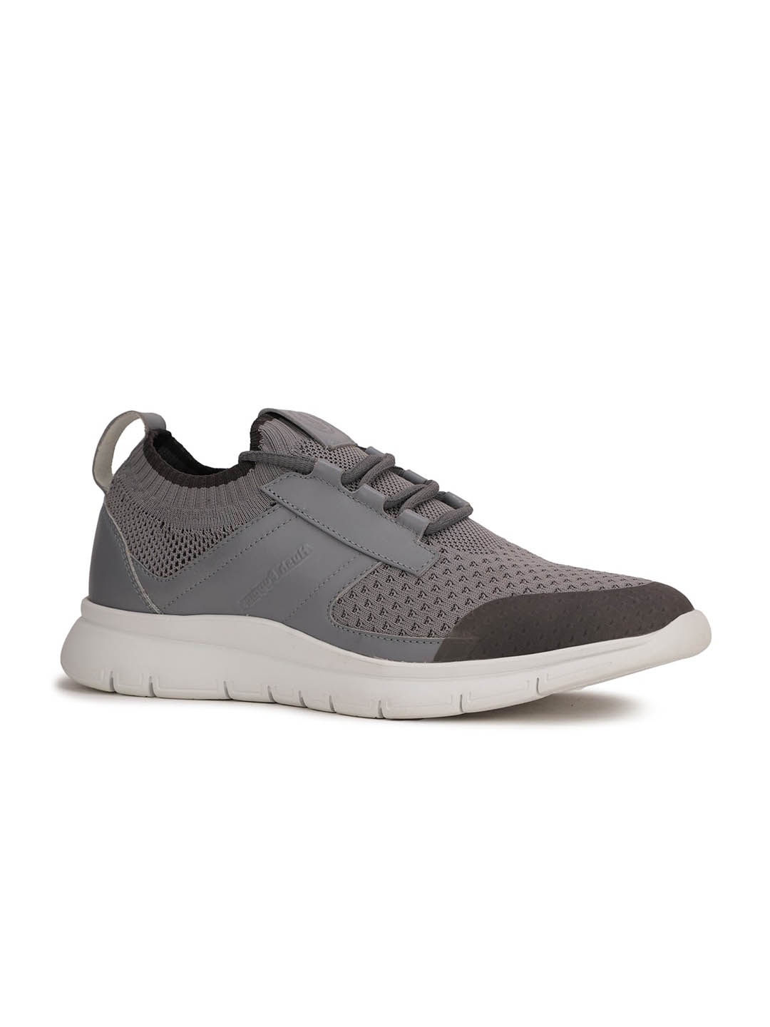 

Hush Puppies Men Grey Colourblocked PU Sneakers