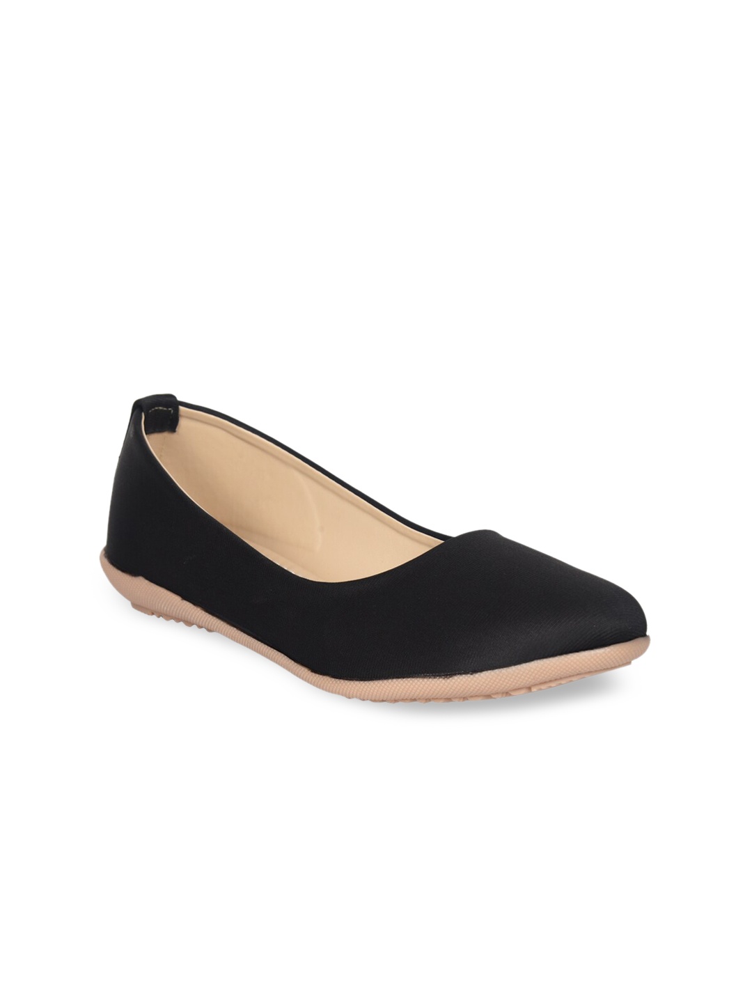

Ajanta Women Black Solid Formal Ballerinas