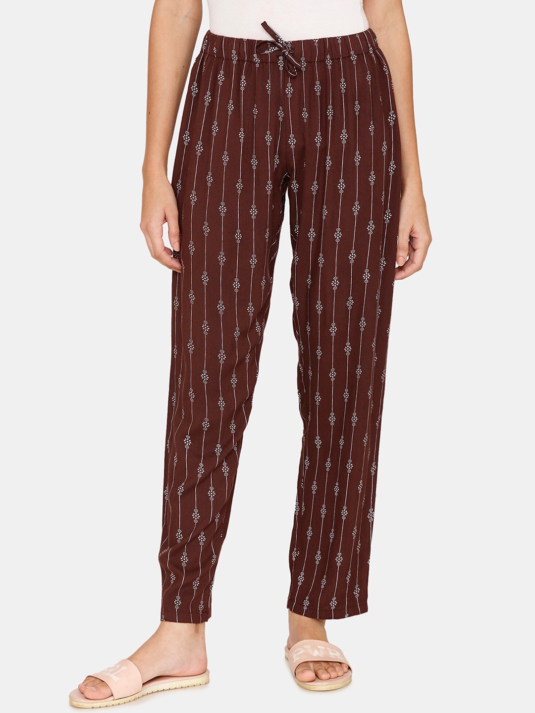 

Coucou by Zivame Women Brown Woven Lounge Pants