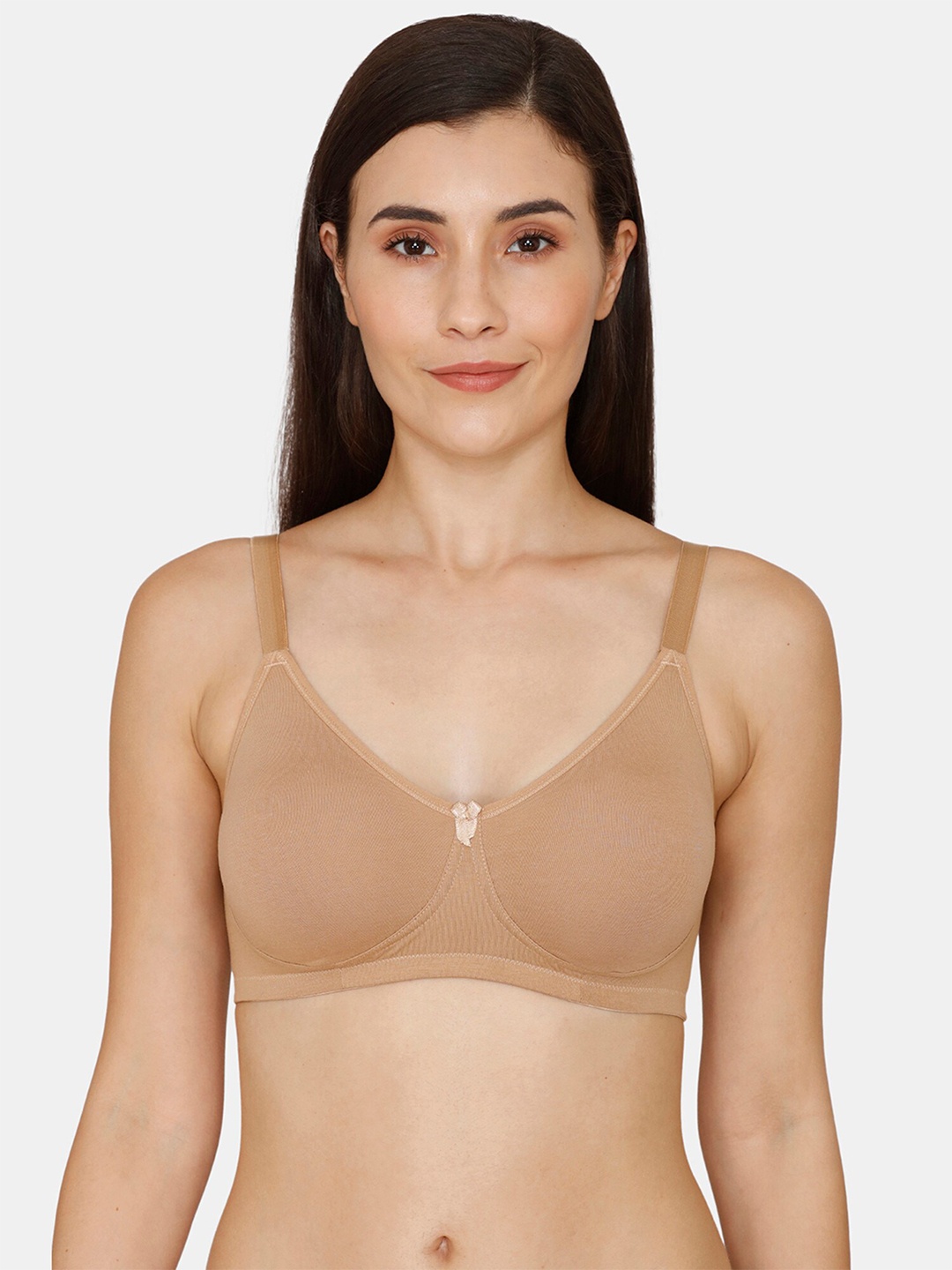 

Coucou by Zivame Beige Solid T-shirt Bra