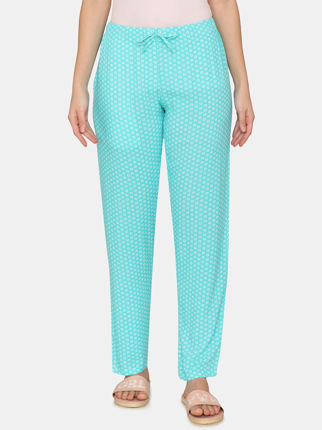 

Coucou by Zivame Women Blue Woven Lounge Pants