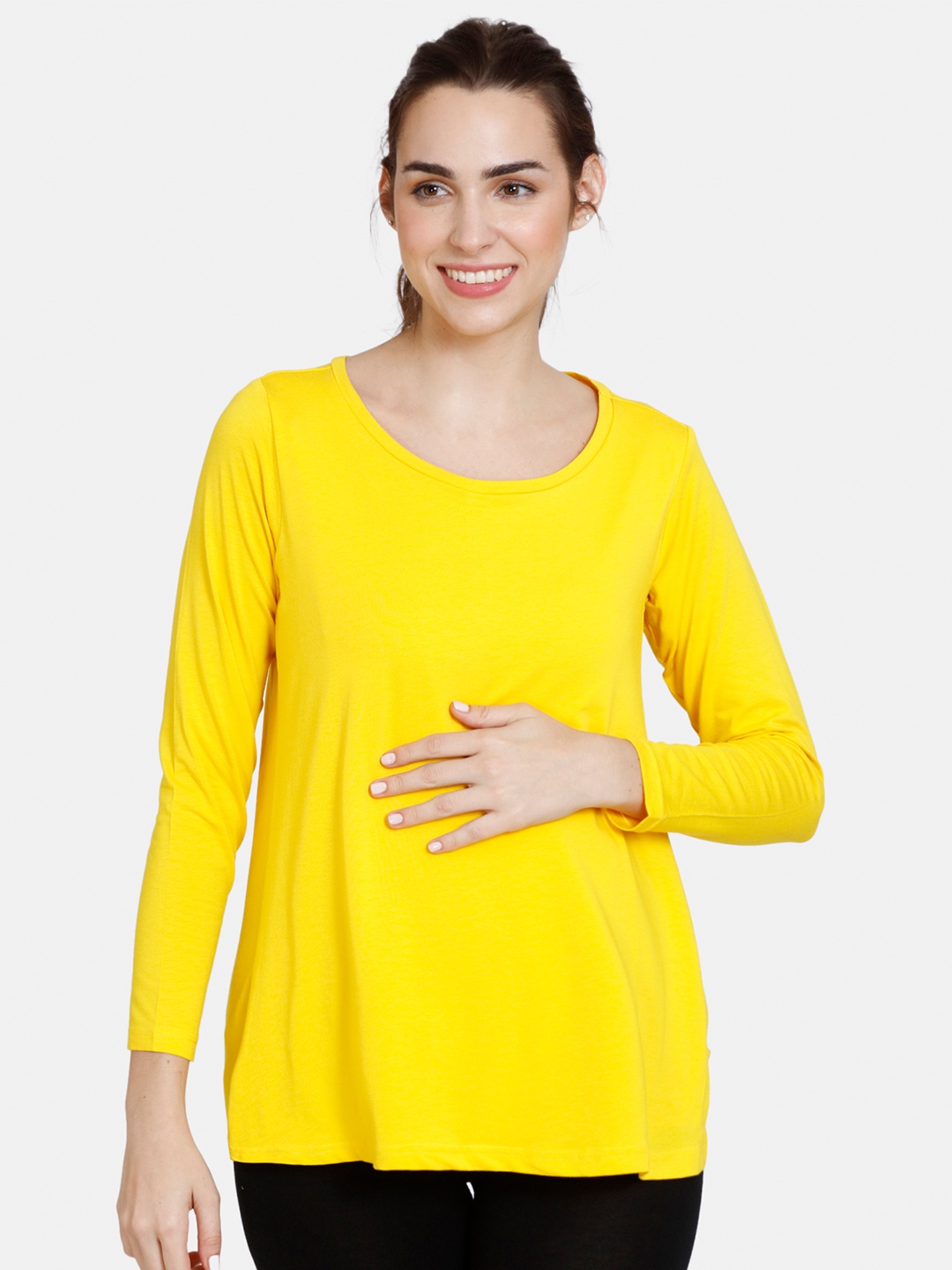 

Coucou by Zivame Yellow Maternity Top